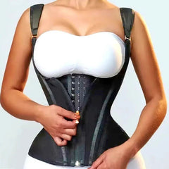High Compression Full Body Shaper - Women's Waist Trainer Tank Black mesh / XXS