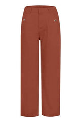 High Waist Jeans with Pockets Caramel / S