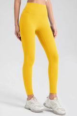 High Waist Skinny Active Pants True Yellow / S