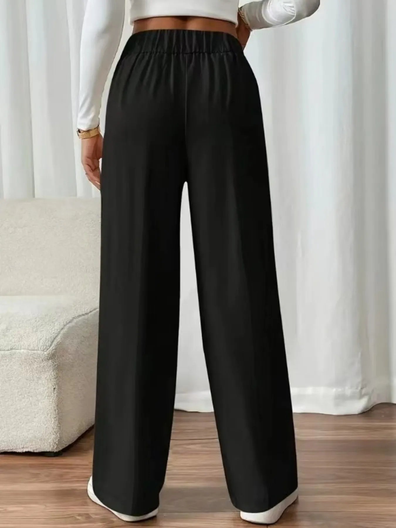 High Waist Wide Leg Pants
