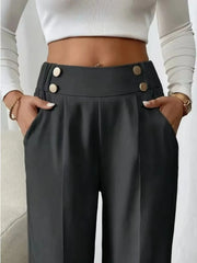 High Waist Wide Leg Pants