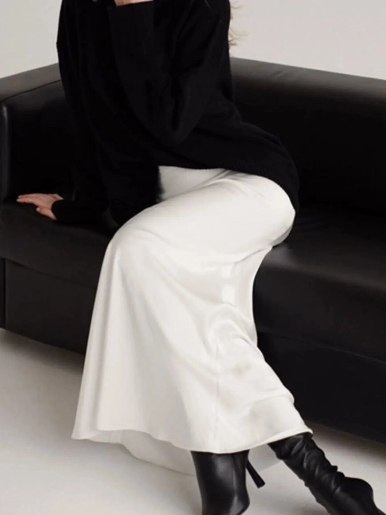 High-Waisted Maxi Skirt