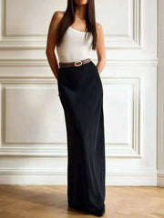High-Waisted Maxi Skirt