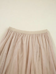 High-Waisted Midi Skirt