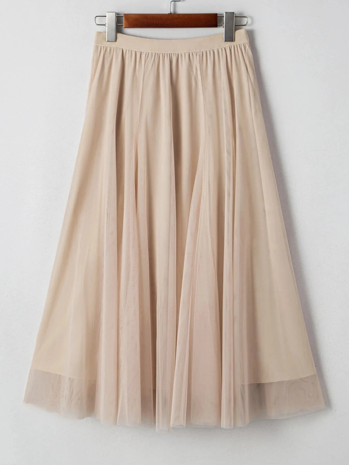 High-Waisted Midi Skirt