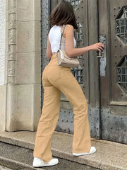 High-Waisted Wide Leg Jeans