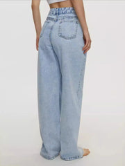 High-Waisted Wide Leg Jeans
