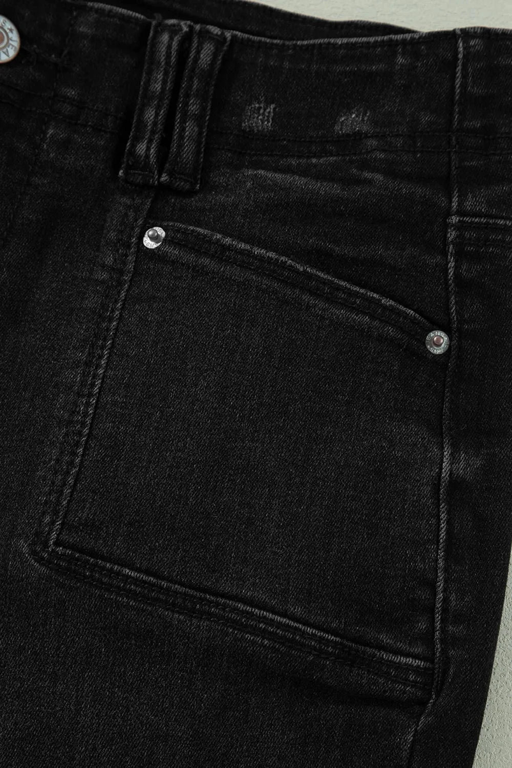 High-Waisted Wide-Leg Vintage Wash Jeans