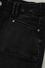 High-Waisted Wide-Leg Vintage Wash Jeans