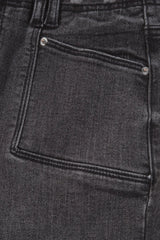 High-Waisted Wide-Leg Vintage Wash Jeans