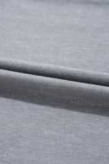 HOPPY Chenille Patch Round Neck Short Sleeve T-Shirt