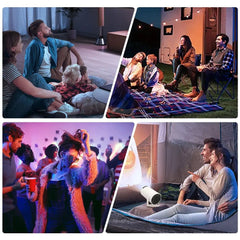 HY300 Mini Projector - 4K, Android 11, WIFI6, BT5.0, 1080P, 1280*720P, Home Theater