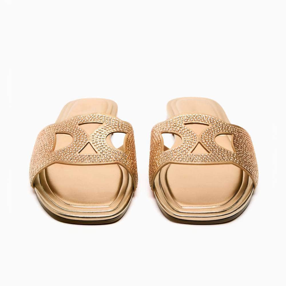 Interlocking Flat Padded Slippers