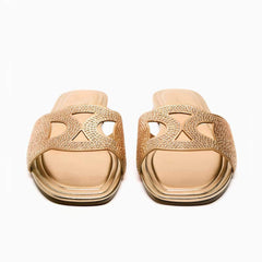 Interlocking Flat Padded Slippers