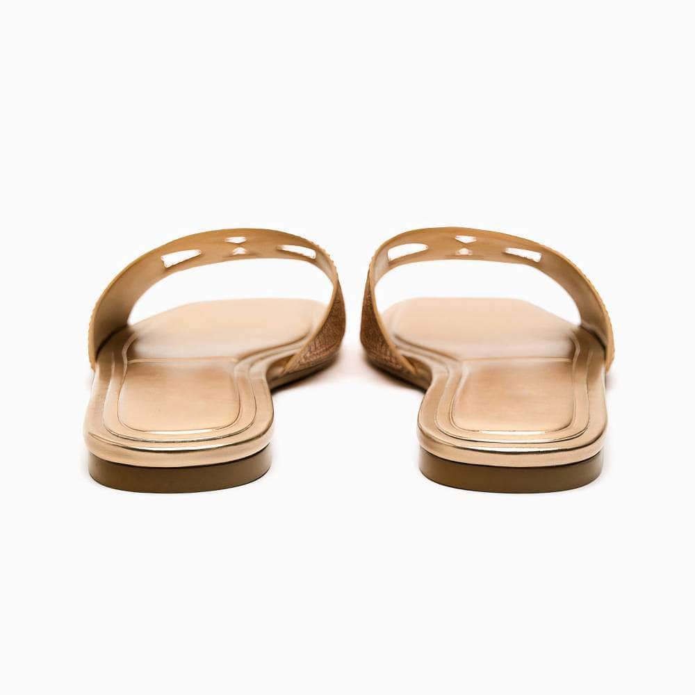 Interlocking Flat Padded Slippers