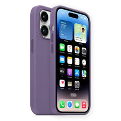 iPhone 14 Pro Max Original Apple Silicone Case with MagSafe - Wireless Magnetic Charging Cover for iPhone 14 Plus Iris / for iphone14 (6.1")