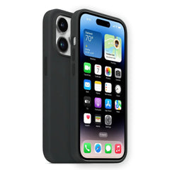 iPhone 14 Pro Max Original Apple Silicone Case with MagSafe - Wireless Magnetic Charging Cover for iPhone 14 Plus Midnight / for iphone14 (6.1")