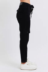 Judy Blue Full Size High Waist Cargo Cuffed Jogger Plus Size