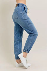 Judy Blue Full Size High Waist Denim Jogger Plus Size