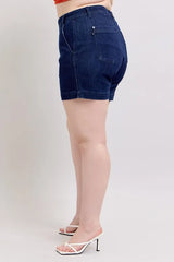 Judy Blue Full Size High Waist Denim Shorts Plus Size