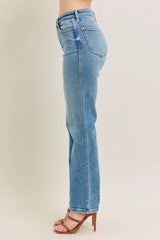 Judy Blue Full Size Hw Vintage Straight Jeans Plus Size