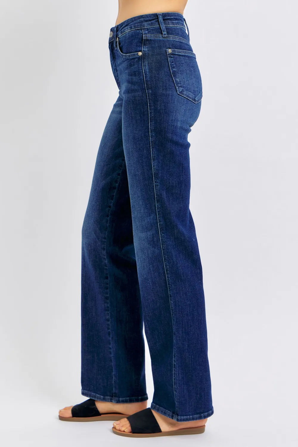Judy Blue Full Size Tummy Control Straight Jeans Plus Size