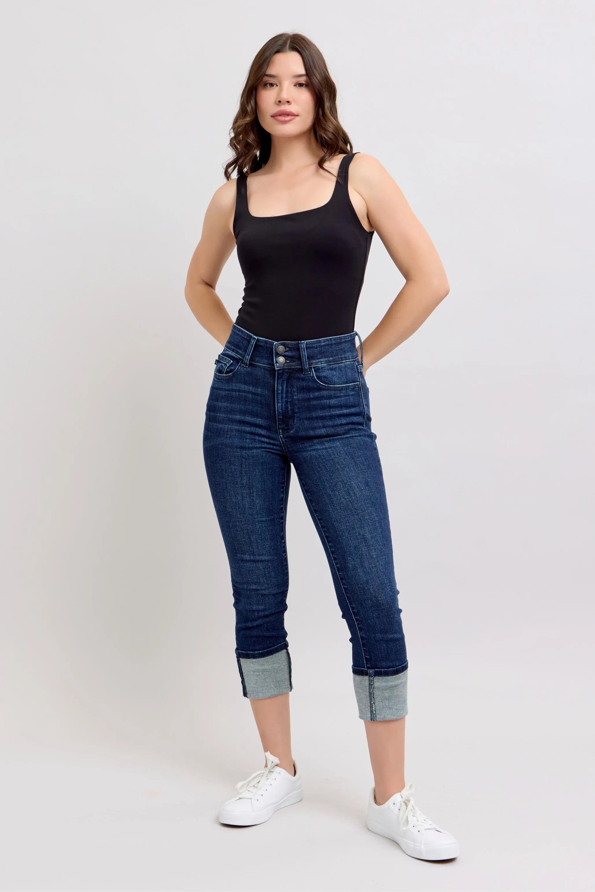 Judy Blue High-Waist Double Waist Band Skinny Jeans