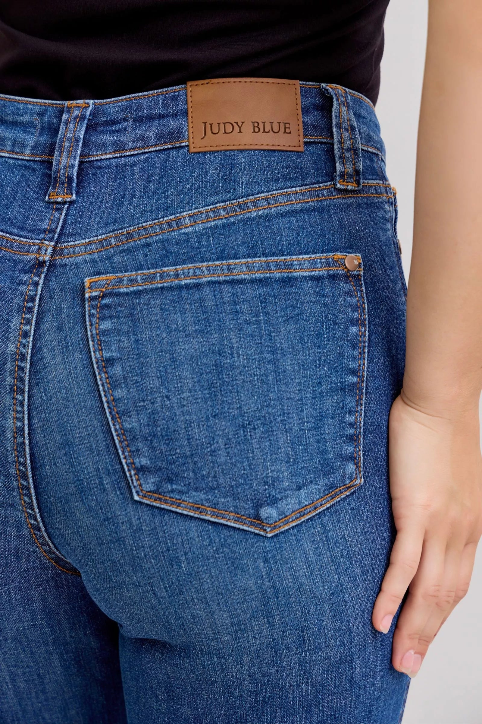 Judy Blue High Waist Tummy Control Straight Jeans