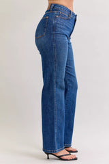 Judy Blue High Waist Tummy Control Straight Jeans