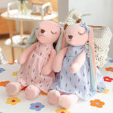 Kawaii Long Ear Rabbit Plush Toys - Baby Sleep Comfort Dolls, Stuffed Soft Animal Toys, Lovely Rabbit for Children Girls