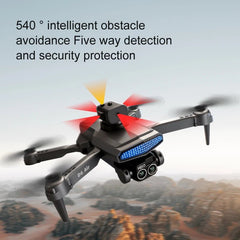 KBDFA D6 Mini 4K HD Camera Drone - Aerial Photography - Obstacle Avoidance - Foldable Quadcopter
