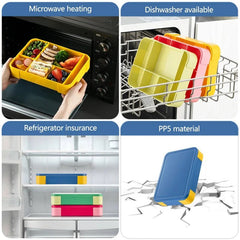 Kid's Sealed Compartment Lunch Boxes