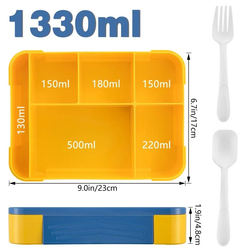 Kid's Sealed Compartment Lunch Boxes
