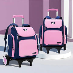 Kids' Rolling Backpack: Wheeled School Bag