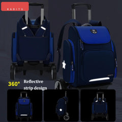 Kids' Rolling Backpack: Wheeled School Bag