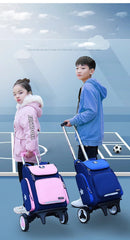 Kids' Rolling Backpack: Wheeled School Bag