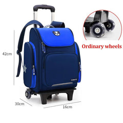 Kids' Rolling Backpack: Wheeled School Bag