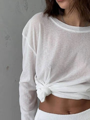 Knotted Long Sleeve T-Shirt