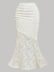 Lace Cami and Mermaid Skirt Set