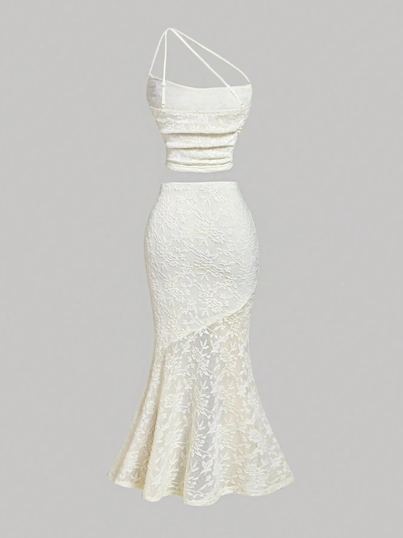 Lace Cami and Mermaid Skirt Set