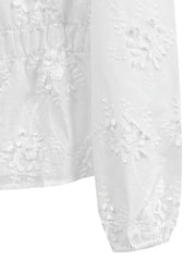 Lace Detail Button Up Shirt