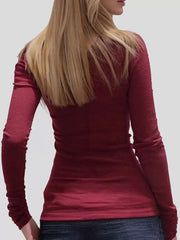 Lace Detail Long Sleeve T-Shirt