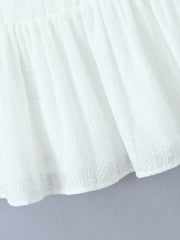 Lace Detail Sleeveless Mini Dress