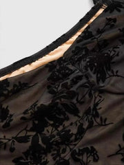 Lace Flare Sleeve Mini Dress