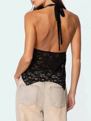 Lace Halter Neck Cami