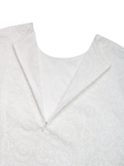 Lace Long Sleeve Midi Dress