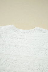 Lace Long Sleeve Mini Dress