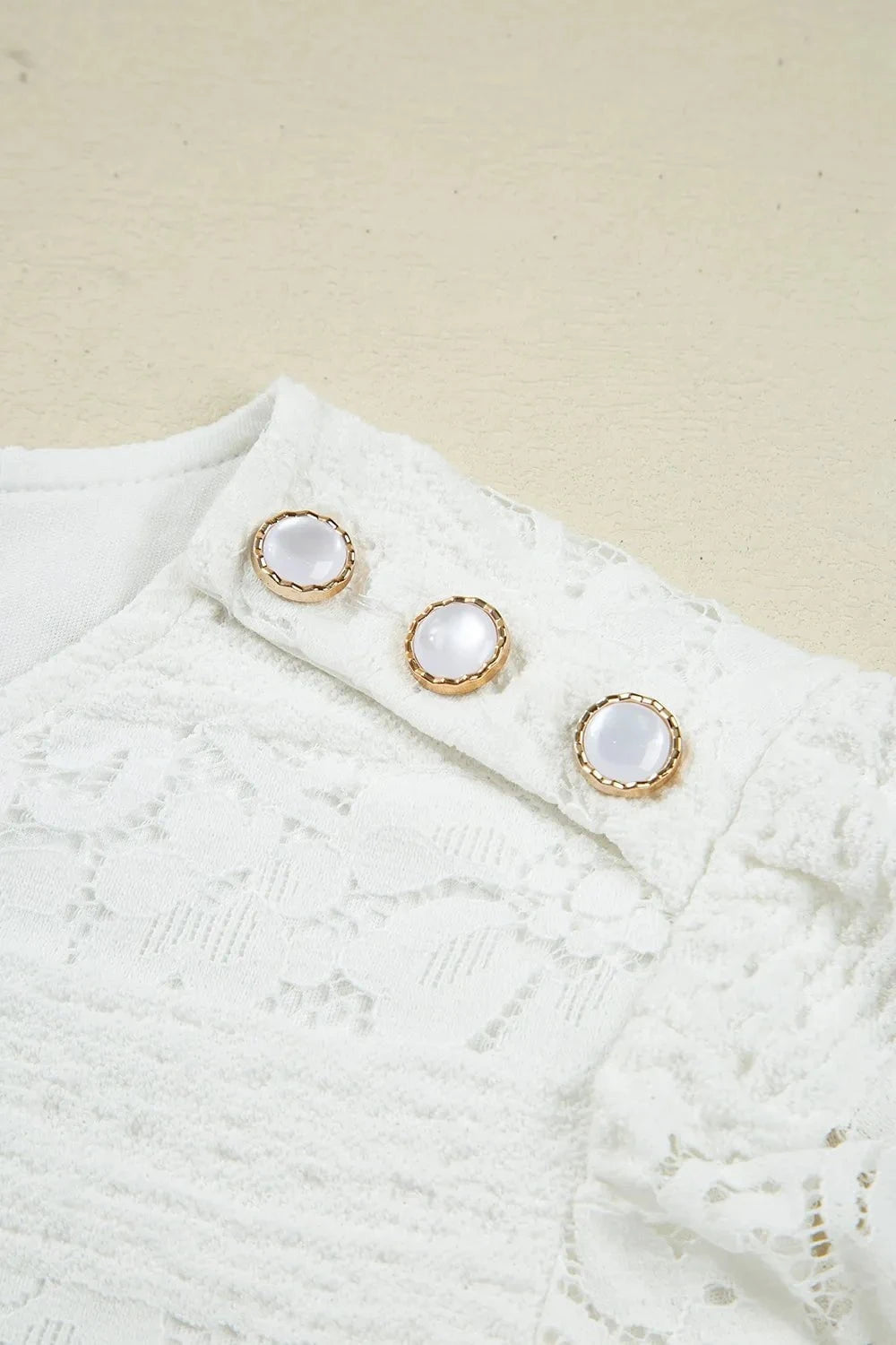 Lace Long Sleeve Mini Dress