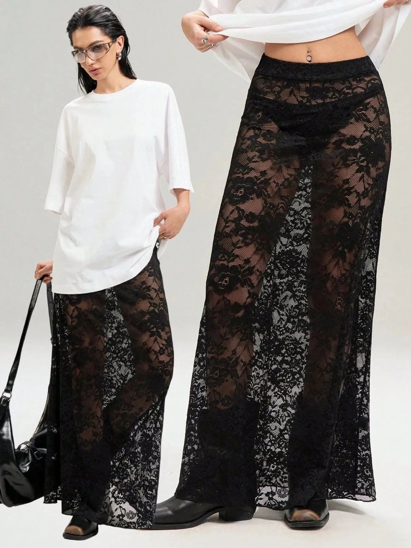 Lace Maxi Skirt