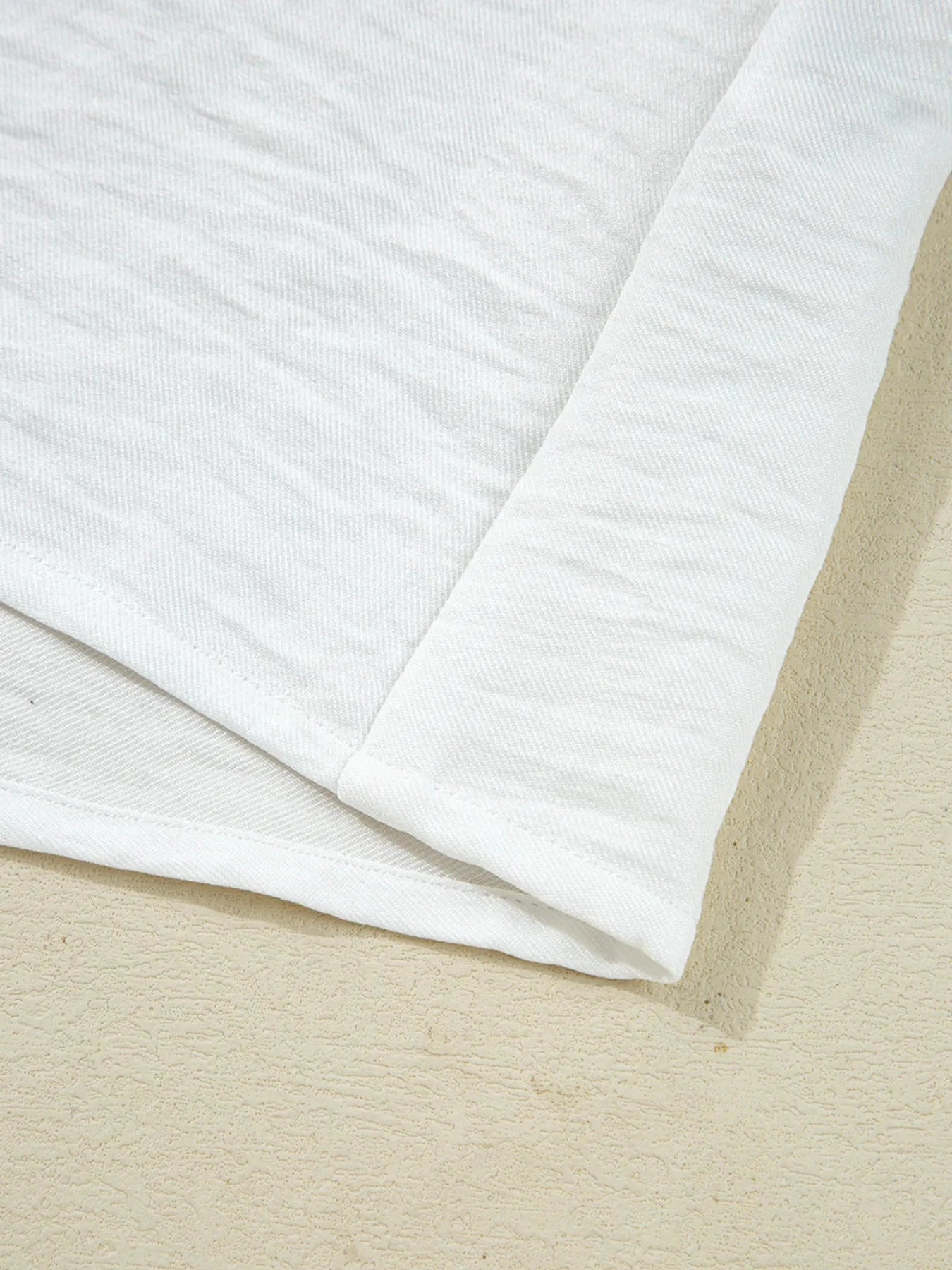 Lace Patchwork Buttoned Stand Neck Loose Shirt